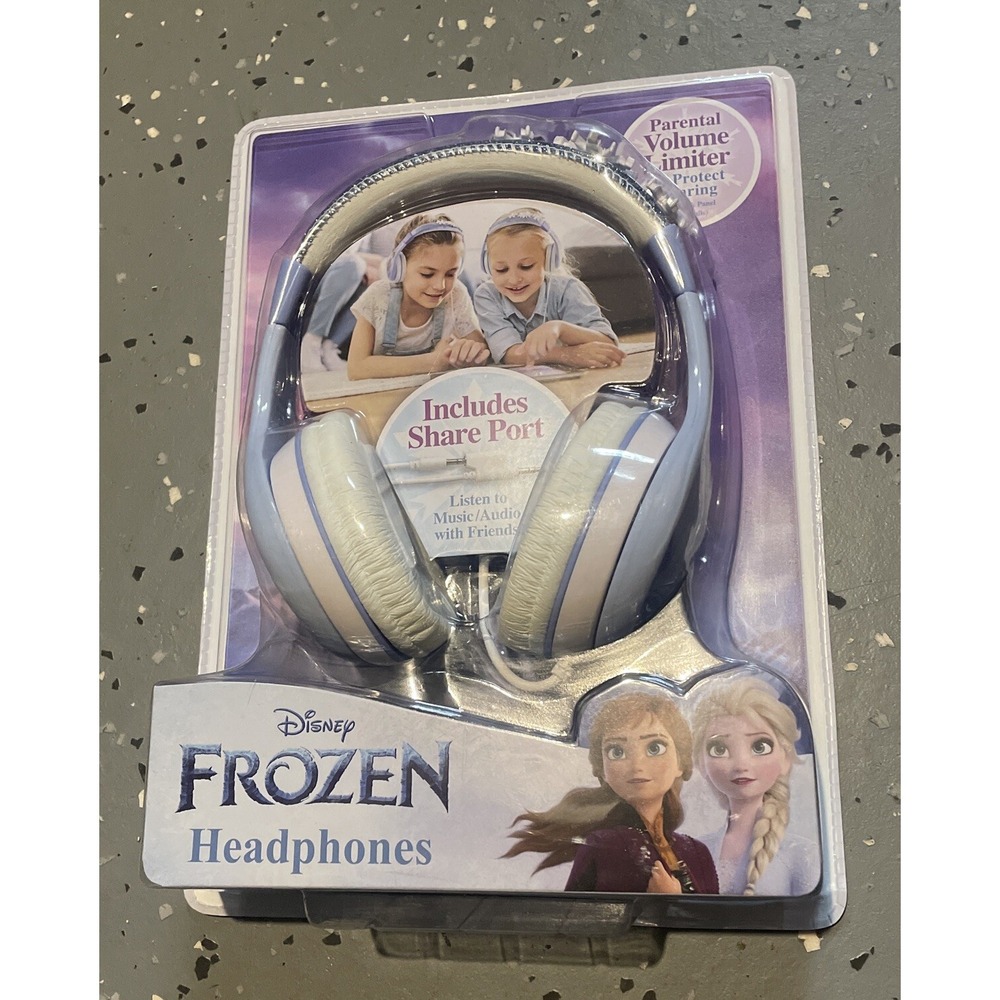 NEW. Disney Frozen Headphones Adjustable band & parental Control volume‎ Music